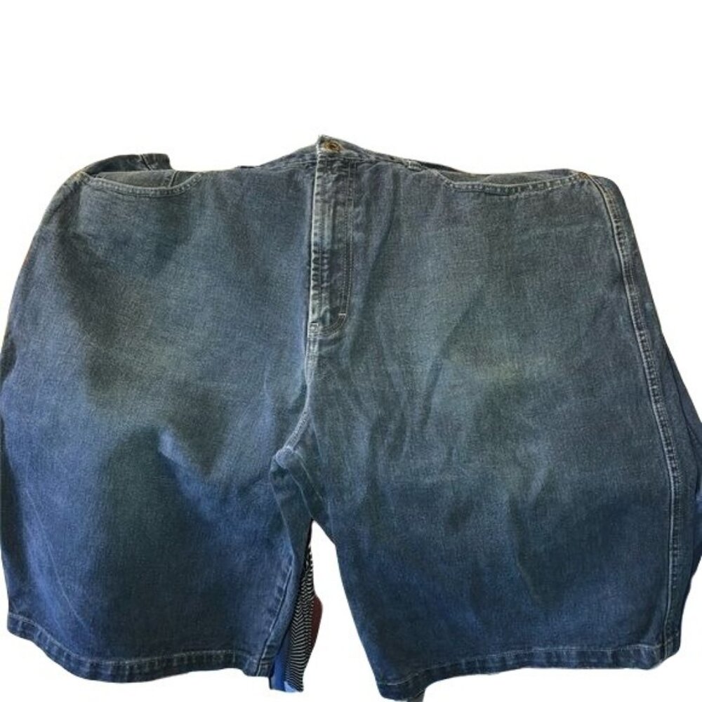 Utility Mens Denim Shorts Size 40 100% Cotton Blue